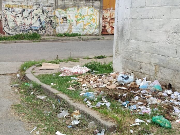 Vecinos de la calle Carabobo pidieron "auxilio" ante el abandono