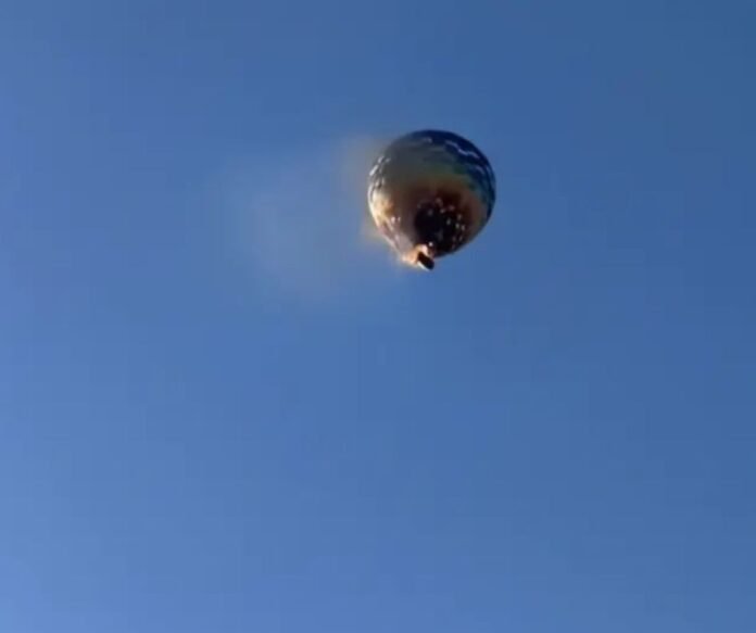 Al menos ocho muertos al caer un globo aerostático en Brasil Al menos ocho muertos al caer un globo aerostático en Brasil
